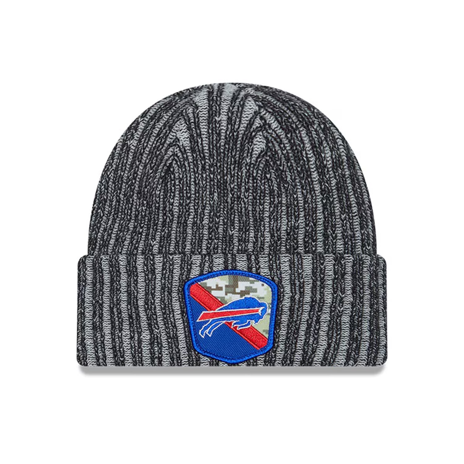 New Era Men's Buffalo Bills Military Mark NFLSTS 23 Knit Hat - Black
