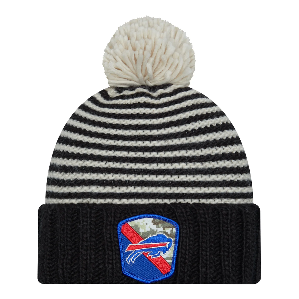 New Era Women's Buffalo Bills Military Mark NFLSL 23 Knit Hat - Black