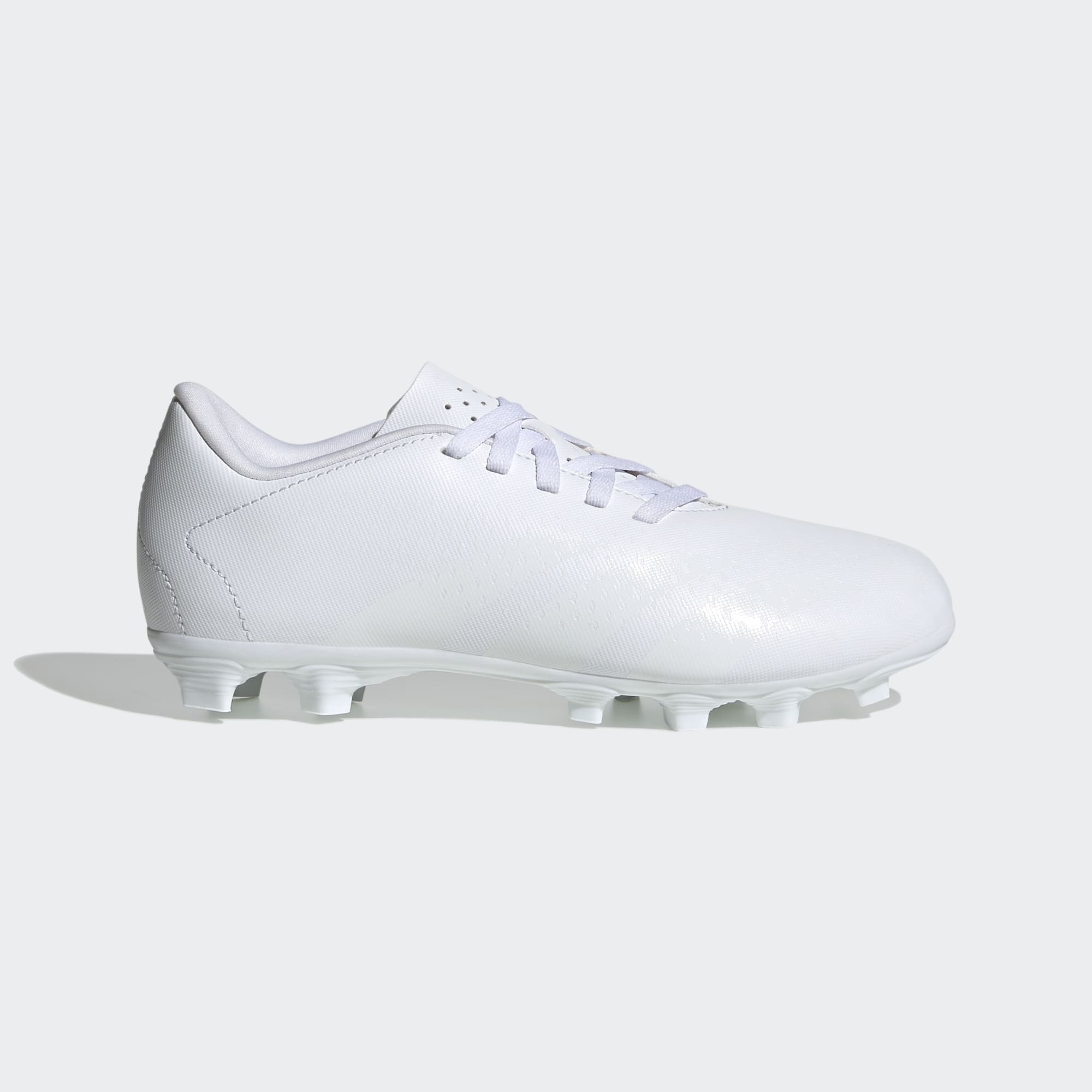 Adidas Predator Accuracy.4 Flexible Ground Soccer Cleats - White/Black