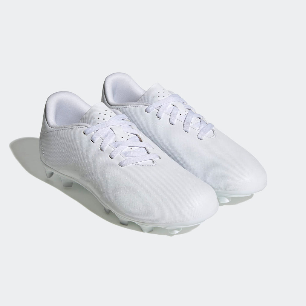 Adidas Predator Accuracy.4 Flexible Ground Soccer Cleats - White/Black