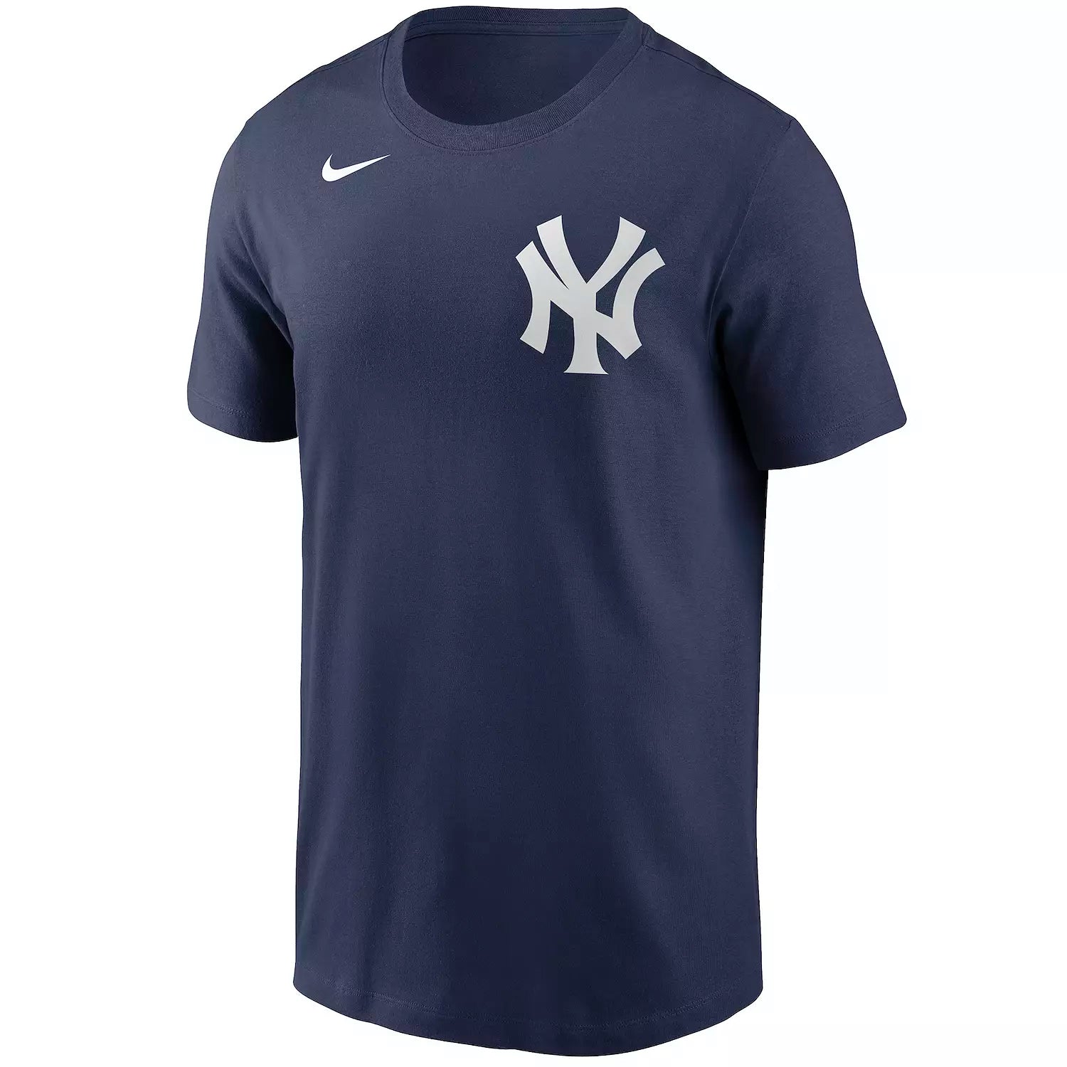 Nike Men's New York Yankees Cotton Wordmark Short Sleeve Tee - Navy
