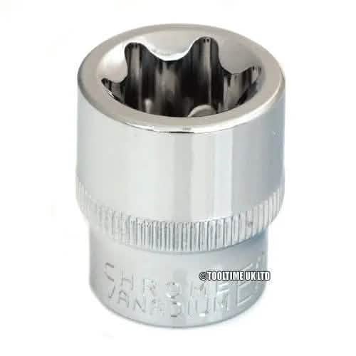 29Pc Torx Star Sockets & Bit Set Female E-Torx Crv Bits 1/4 3/8 & 1/2